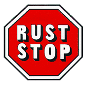 Rust Stop logo